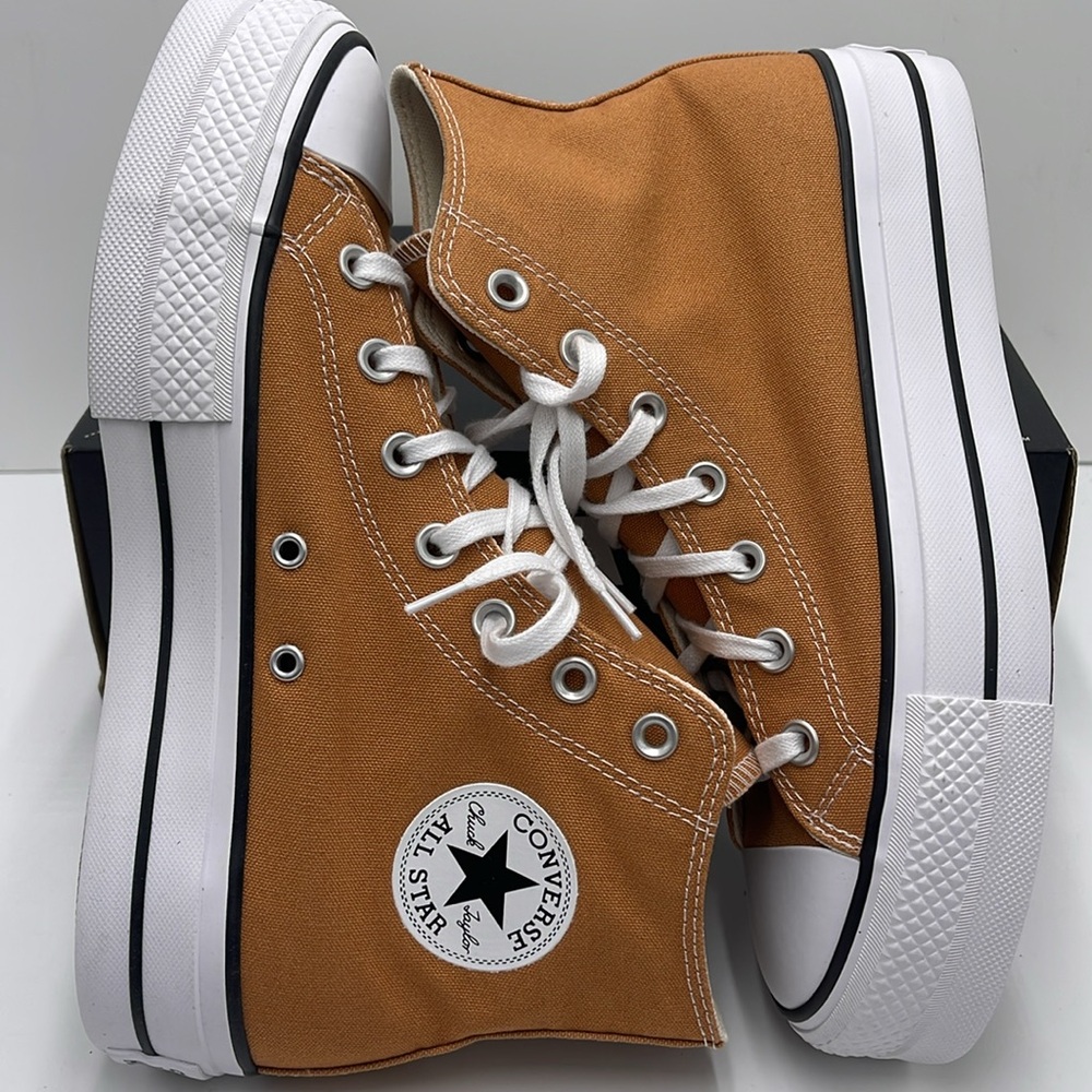 Converse WMNS CTAS LIFT HI
GINGERSNAP/WHITE/BLACK A11537F Platforms Sneakers - Picture 13 of 16